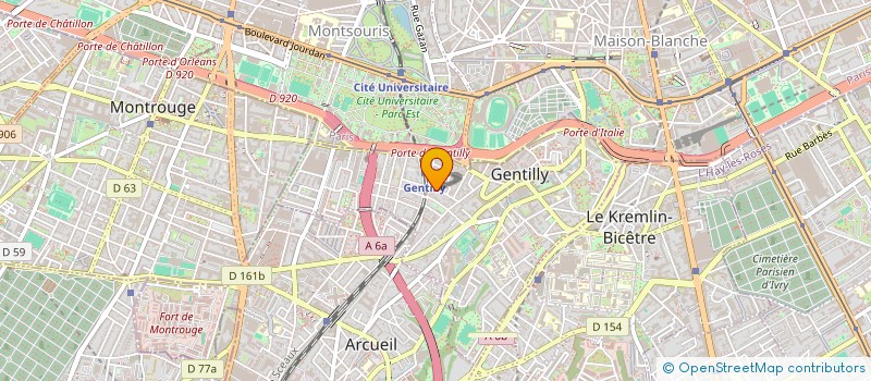 localisation de l'entreprise MOSSY NAIL POLISH PRODUCTION à GENTILLY