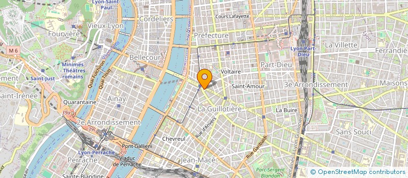 localisation de l'entreprise MOST à LYON