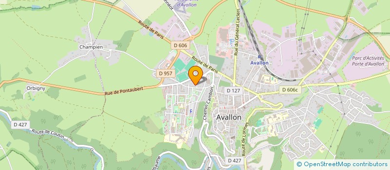 localisation de l'entreprise MOST.GD  AVALLON