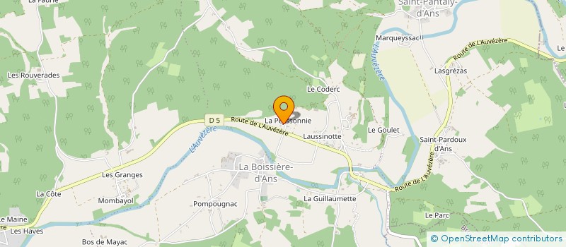 localisation de l'entreprise MOSTARDESIGN TYPE FOUNDRY à CUBJAC-AUVEZERE-VAL D'ANS