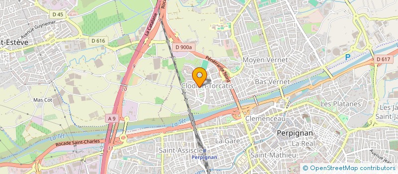 localisation de l'entreprise MOSTEFA JOEL  PERPIGNAN