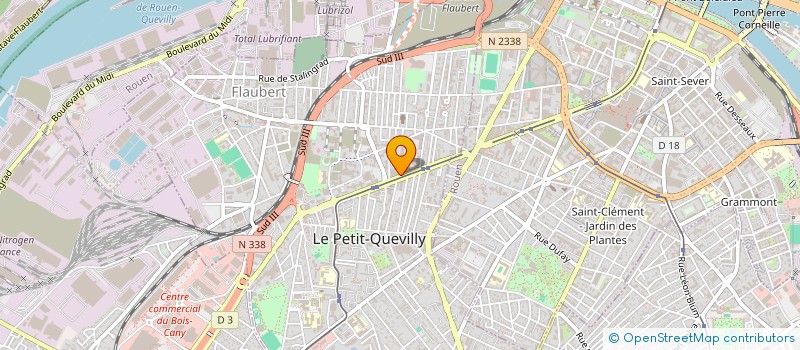 localisation de l'entreprise MOSTORAGE à LE PETIT-QUEVILLY