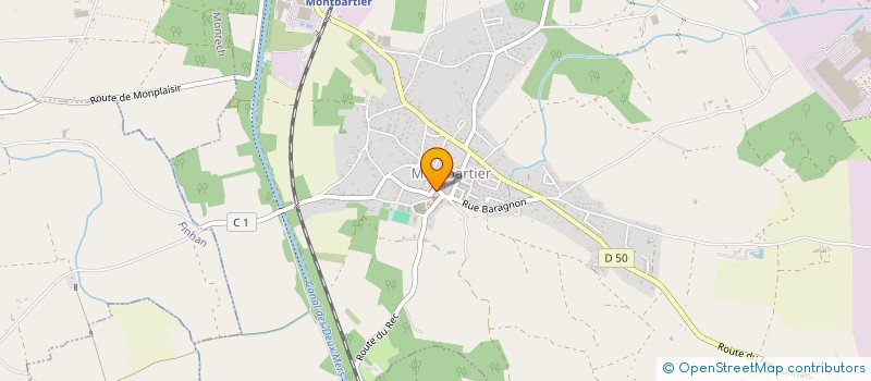 localisation de l'entreprise MOT A MOT  MONTBARTIER