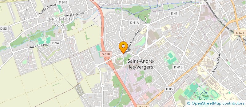 localisation de l'entreprise MOT A MOT  SAINT-ANDRE-LES-VERGERS