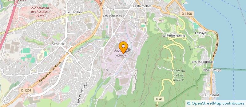 localisation de l'entreprise MOT'OXYGENE à ANNECY