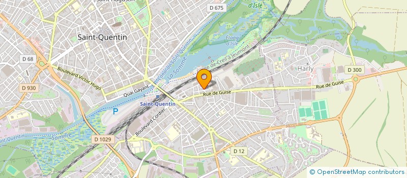 localisation de l'entreprise MOTA GESTION à SAINT-QUENTIN