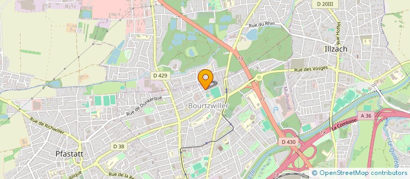 localisation de l'entreprise MOTA HENRIQUES à MULHOUSE