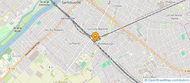 localisation de l'entreprise MOTA TEIXEIRA SCI  SARTROUVILLE