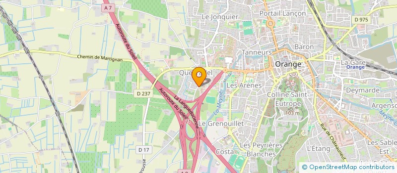 localisation de l'entreprise MOTAIRIS (MTS) à ORANGE