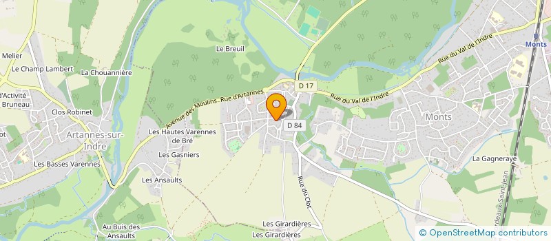 localisation de l'entreprise MOTAON  MONTS