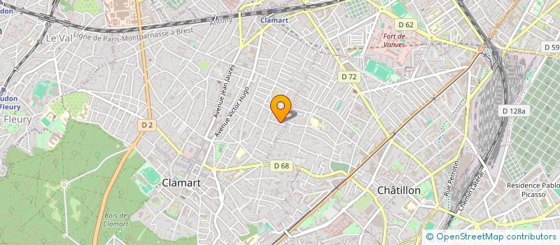 localisation de l'entreprise MOTARD IMAGE AGENCY à CLAMART