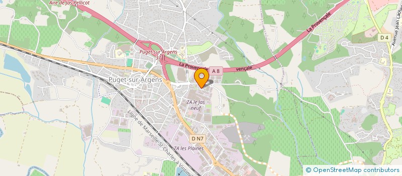 localisation de l'entreprise MOTARDS  PUGET-SUR-ARGENS