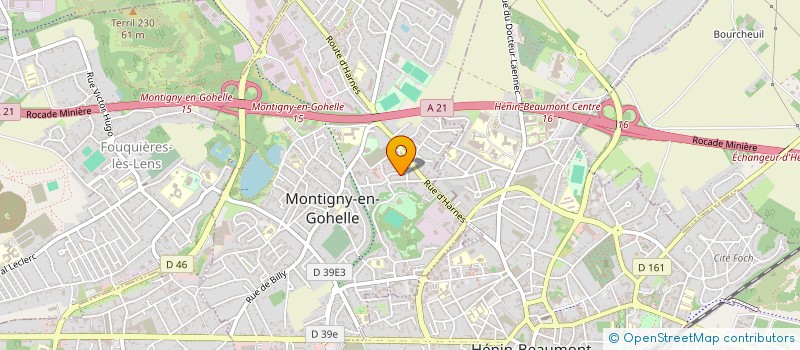 localisation de l'entreprise MOTARDS EN DELIRE  MONTIGNY-EN-GOHELLE