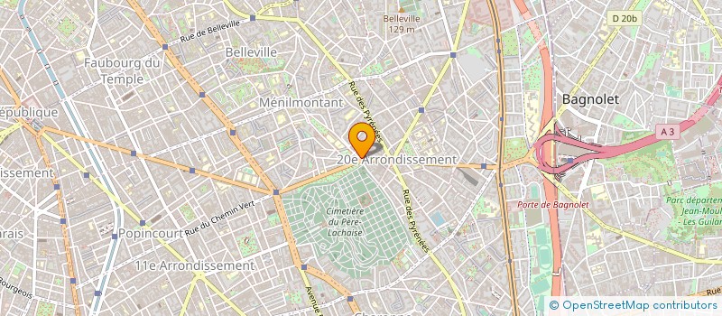 localisation de l'entreprise MOTARDS ET BIKERS ASSOCIES à PARIS