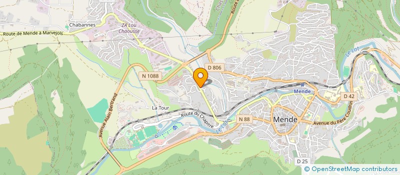localisation de l'entreprise MOTARDS SOLIDAIRES 48 à MENDE