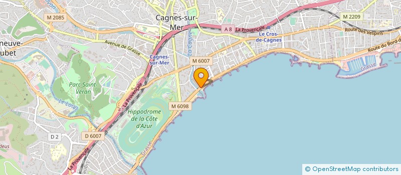localisation de l'entreprise MOTEL ASCOT STUDIOS à CAGNES-SUR-MER