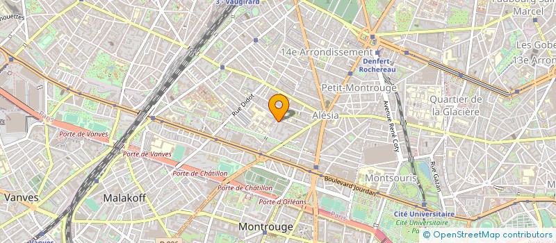 localisation de l'entreprise MOTEL MONTPELLIER SUD à PARIS