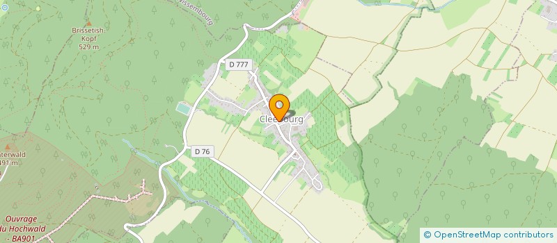 localisation de l'entreprise MOTELEC 67  CLEEBOURG