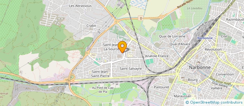 localisation de l'entreprise MOTEP  NARBONNE