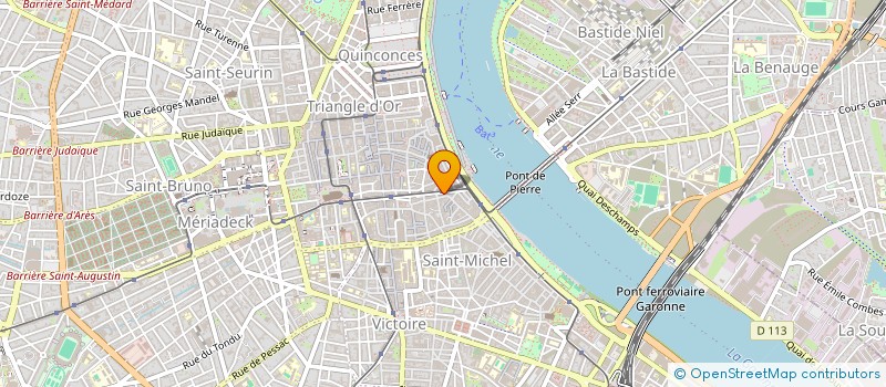 localisation de l'entreprise MOTER INFRA 10 à BORDEAUX