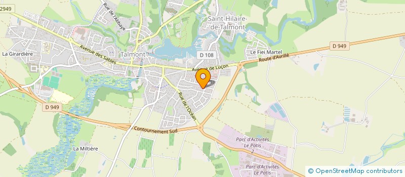 localisation de l'entreprise MOTEUR ADDICT  TALMONT-SAINT-HILAIRE