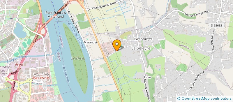 localisation de l'entreprise MOTEUR CENTER SARL à LATRESNE
