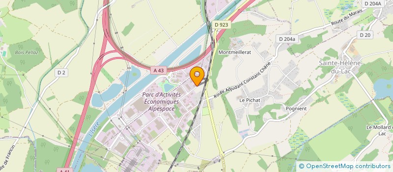 localisation de l'entreprise MOTEURECO.COM à SAINTE-HELENE-DU-LAC