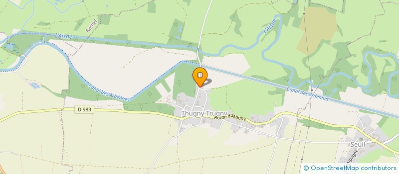 localisation de l'entreprise MOTEURS BAUCHET SARL  RETHEL