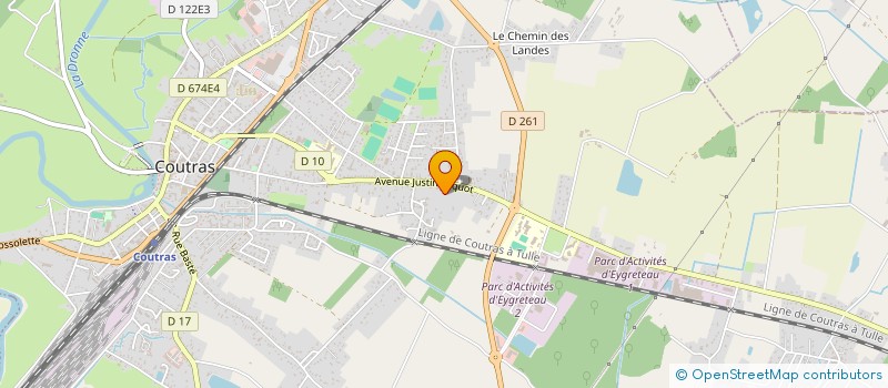 localisation de l'entreprise MOTEURS MAG'WEB  COUTRAS