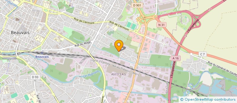 localisation de l'entreprise MOTEURS PIECES EUROPE SERVICES  BEAUVAIS