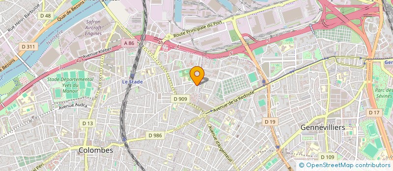 localisation de l'entreprise MOTEURS PLUS SERVICES  COLOMBES