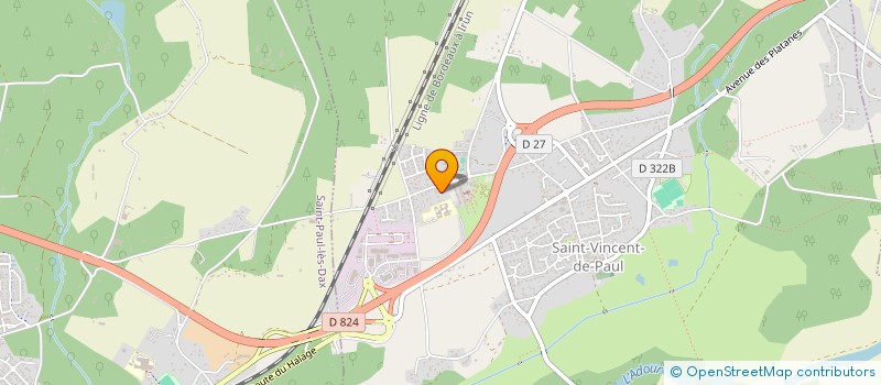 localisation de l'entreprise MOTEURS & SITES  SAINT-VINCENT-DE-PAUL