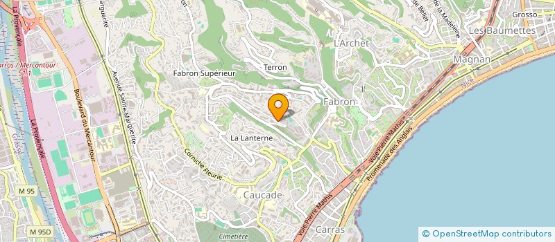 localisation de l'entreprise MOTEX à NICE