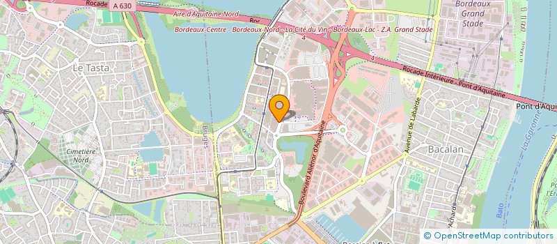 localisation de l'entreprise MOTHANE2  BORDEAUX