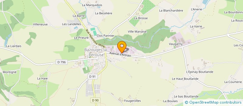 localisation de l'entreprise MOTHAY  BAZOUGES-LA-PEROUSE