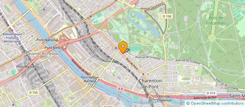 localisation de l'entreprise MOTHER FOCUS  CHARENTON-LE-PONT