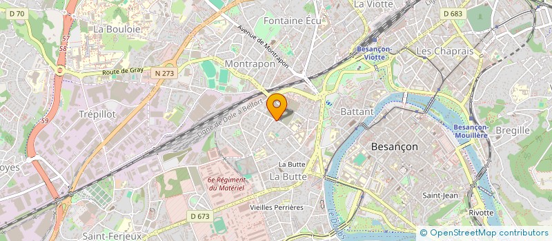 localisation de l'entreprise MOTHESOLE  BESANCON