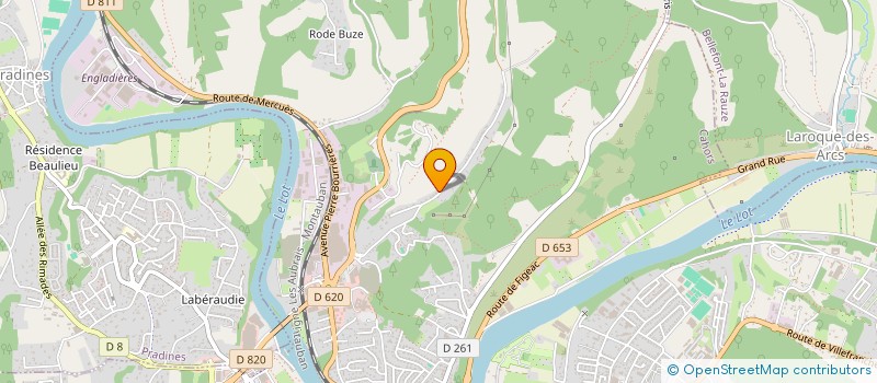 localisation de l'entreprise MOTHRACE à CAHORS