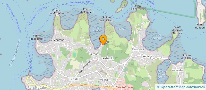 localisation de l'entreprise MOTHS DE RHUYS  ARZON