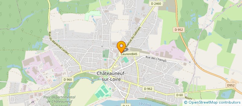 localisation de l'entreprise MOTIBAT à CHATEAUNEUF-SUR-LOIRE