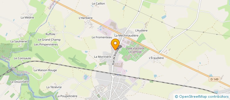 localisation de l'entreprise MOTIC  BOUSSAY