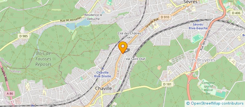 localisation de l'entreprise MOTIF à CHAVILLE