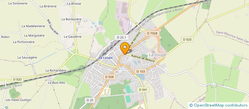 localisation de l'entreprise MOTILDE à LA LOUPE