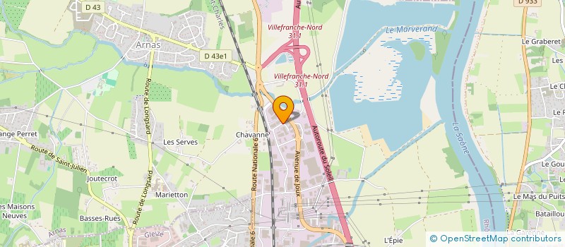 localisation de l'entreprise MOTION  ARNAS