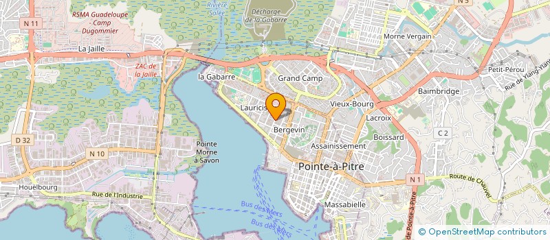 localisation de l'entreprise MOTION à POINTE-A-PITRE