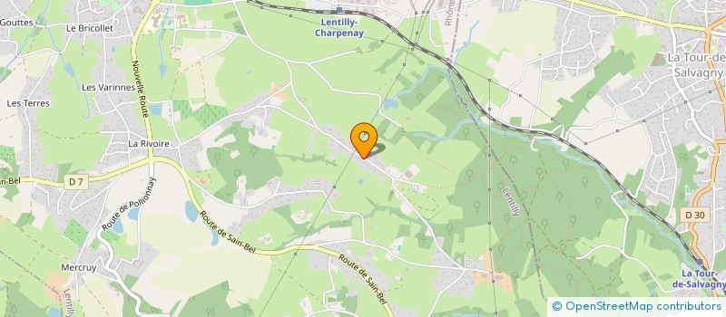 localisation de l'entreprise MOTION APPETIT  LENTILLY