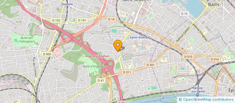 localisation de l'entreprise MOTION CORNER  ARGENTEUIL