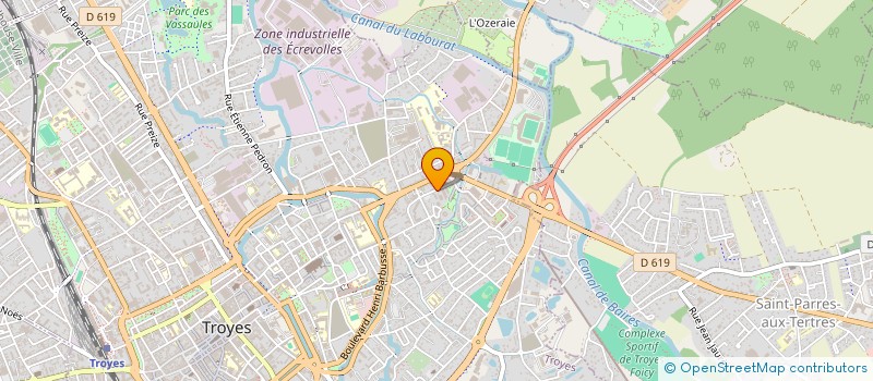localisation de l'entreprise MOTIV'3 à TROYES