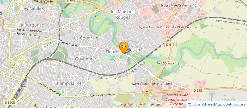 localisation de l'entreprise MOTIV'ACTIONS à NIORT