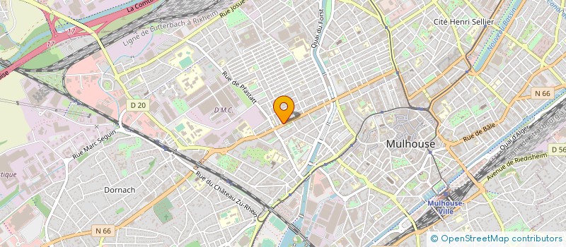 localisation de l'entreprise MOTIVA  MULHOUSE